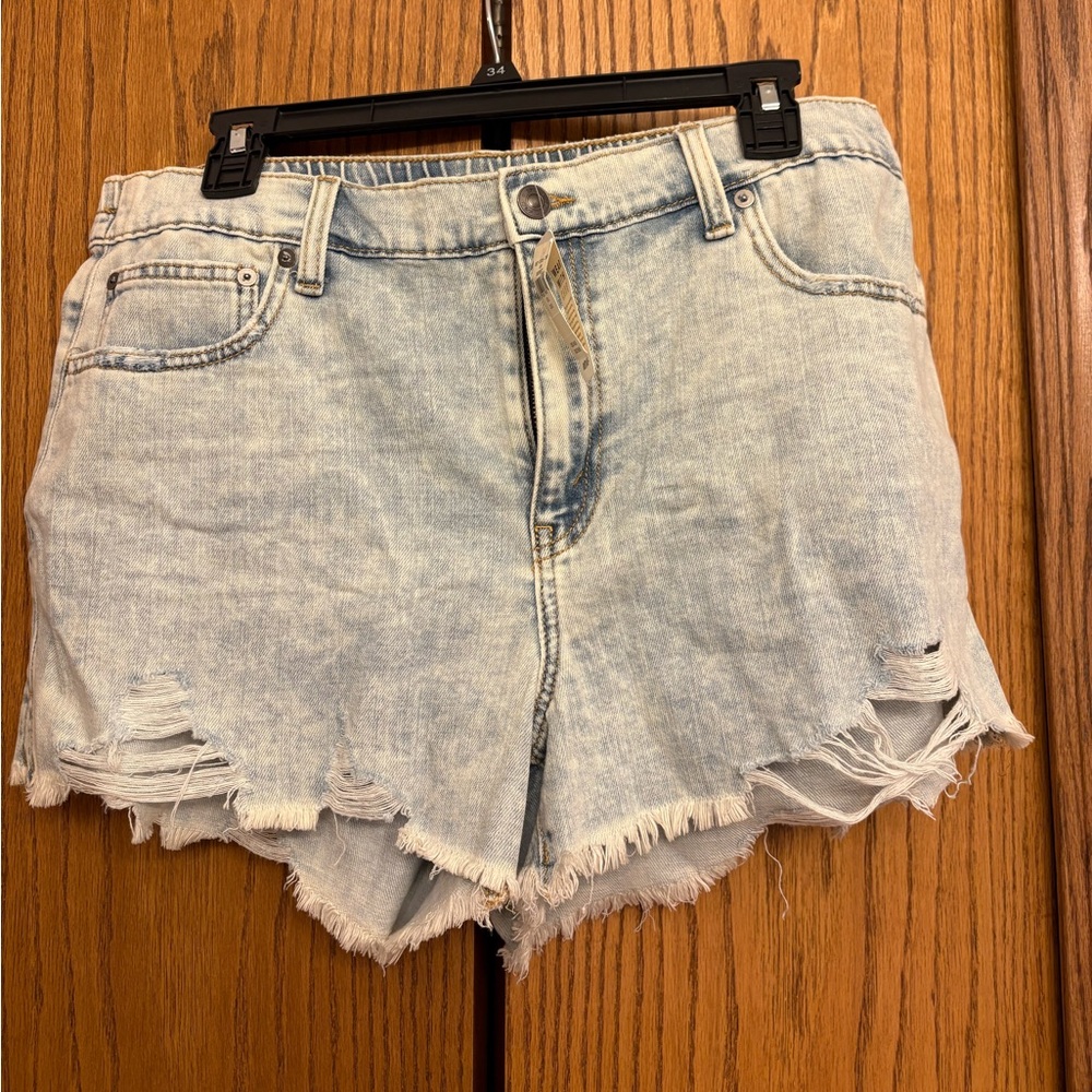 Aerie Distressed Denim Shorts NWT